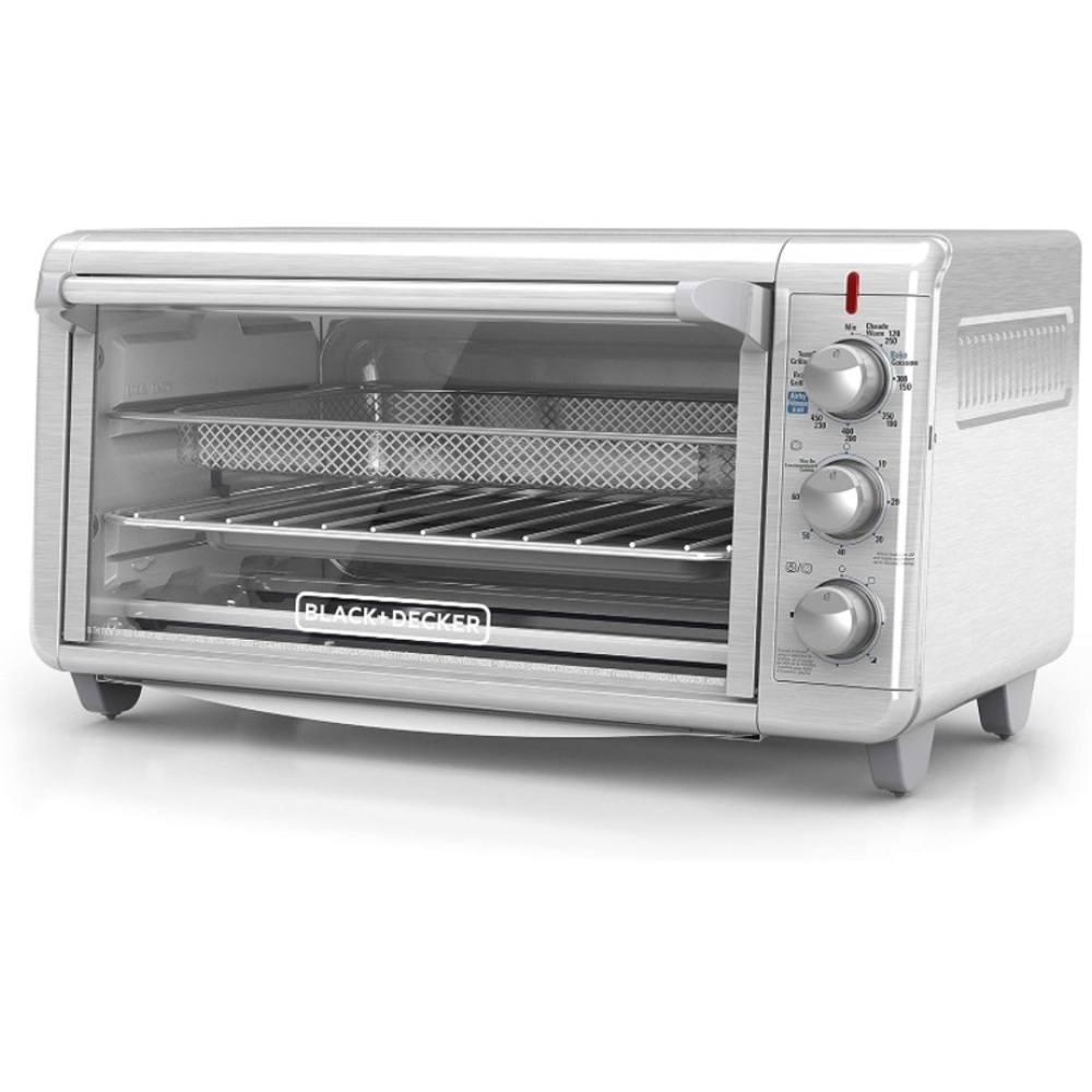 BLACK+DECKER Crisp ‘N Bake Air Fry Toaster Oven, Stainless Steel